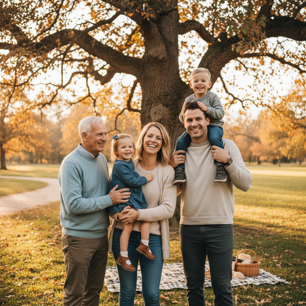 foto familiar de ejemplo