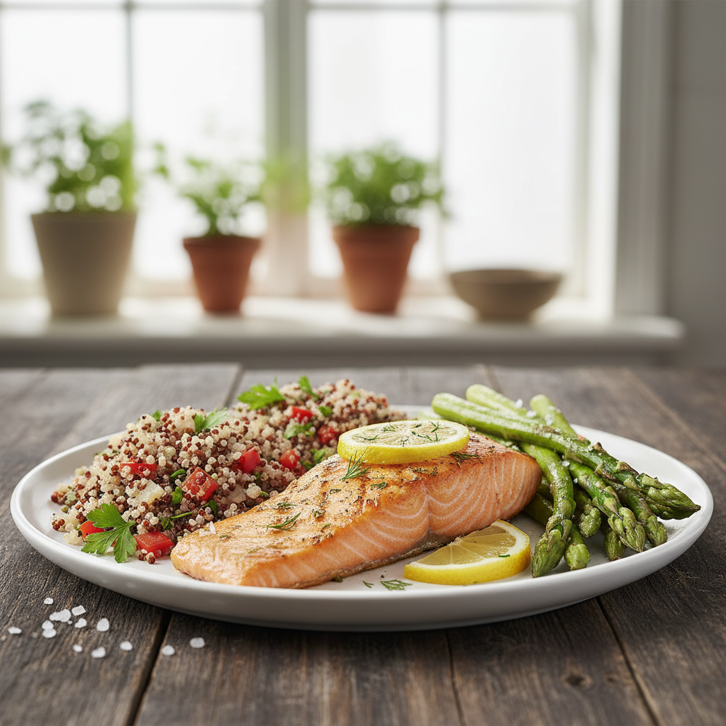 ejemplo plato saludable